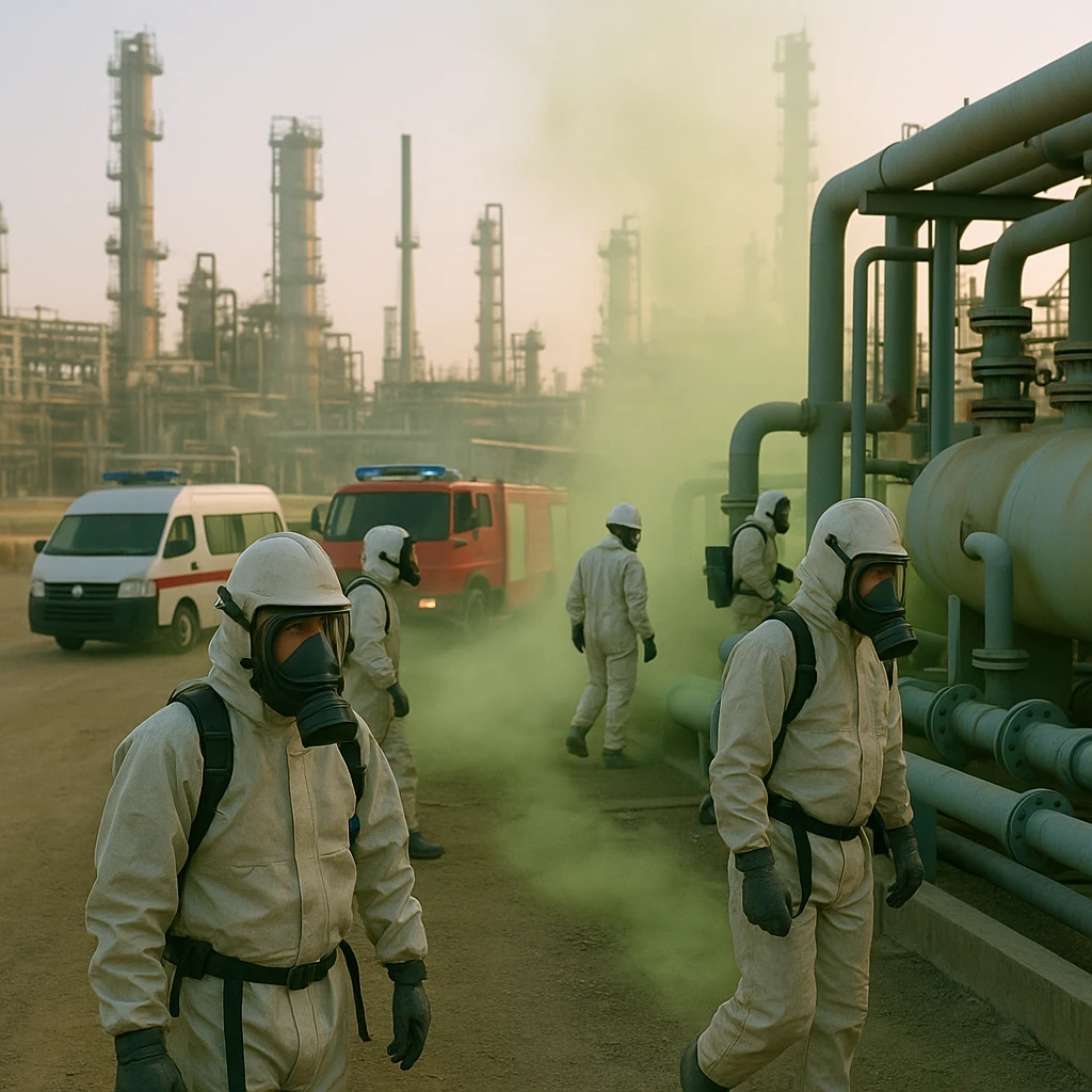 گزارش تحلیلی حادثه نشت گاز کلر در پتروشیمی اروند(ابهام در روایت رسمی و پیامدهای مدیریتی اطلاعرسانی بحران) 85 نشت