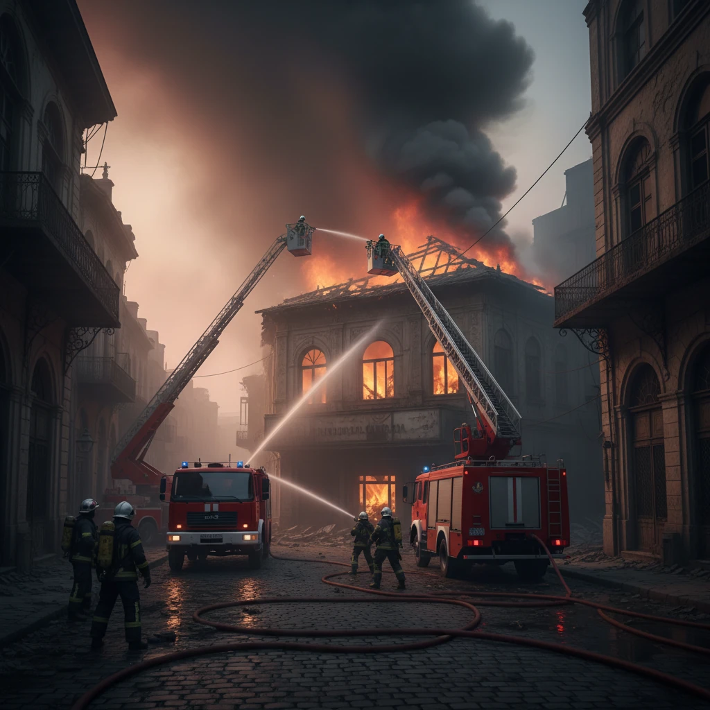 مهار آتشسوزی گسترده در سینمای متروکه لالهزار؛ عملیات بدون مصدوم ادامه دارد 9 آتش-سینما